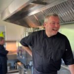 Chef Paul Woodman stood in our new kitchen